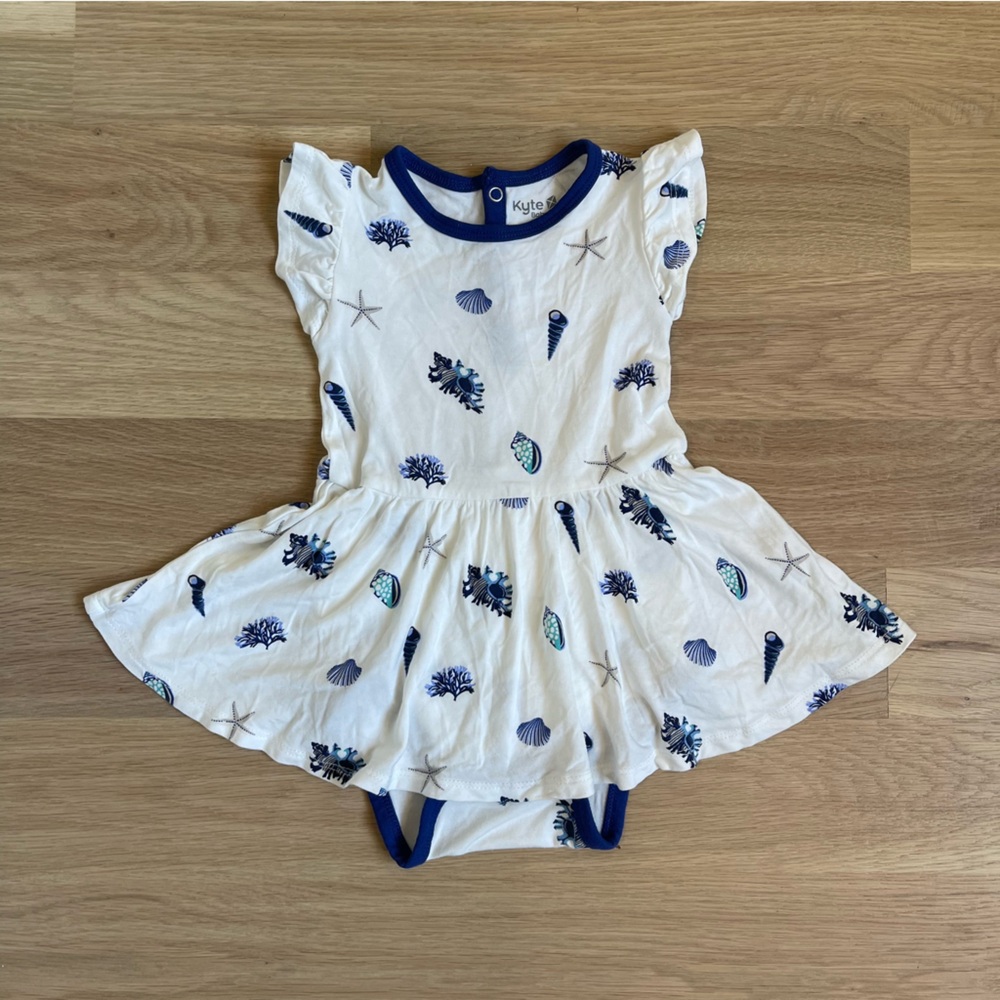 Kyte Royal Shell Twirl Bodysuit - Retired!